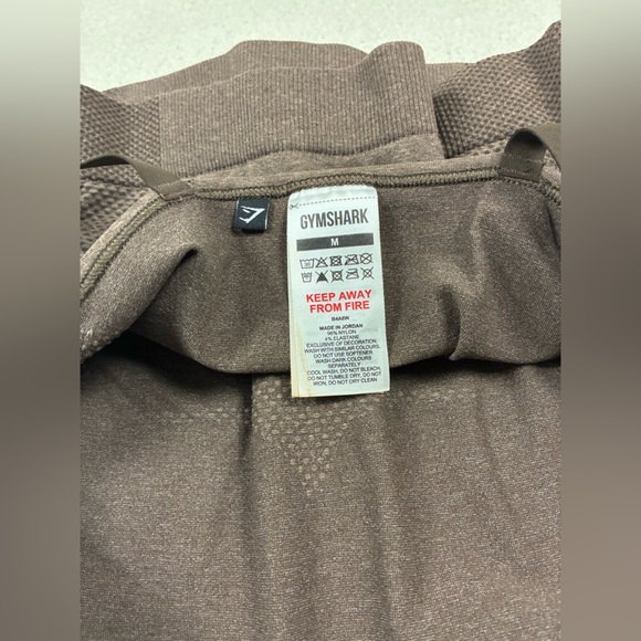 Gymshark Vital Seamless Midi Tank in Chocolate Brown Size Medium - Picture 4 of 7